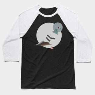 Cool Geometrical Rock Pigeon Baseball T-Shirt